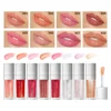 Crystal Jelly Moisturizing Lip Oil Set Plumping Lip Gloss Makeup Sexy Plump Lip Glow Oil Tinted Lip Plumper Set 3