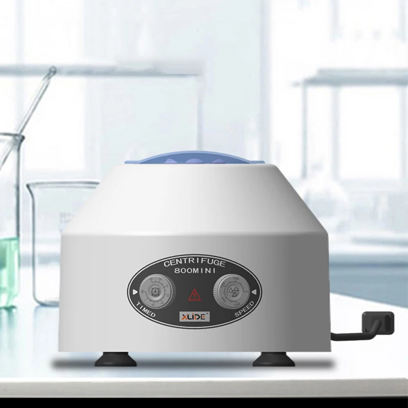 Desktop Centrifuge Mini Centrifuge Machine 4000rpm 1685xg Timing Medical Centrifuge Lab Practice Machine