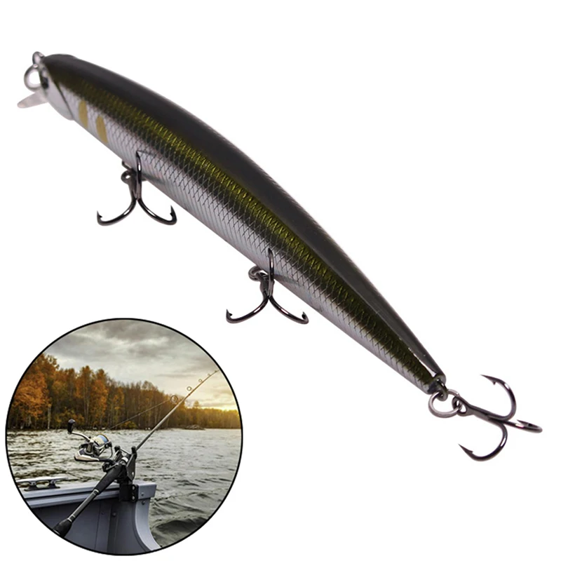 

1PC 13mm 15g Minnow Fishing Lure Isca Artificial Hard Bait Trolling Wobblers On Pike Crankbait Pesca Carp Peche Tackle