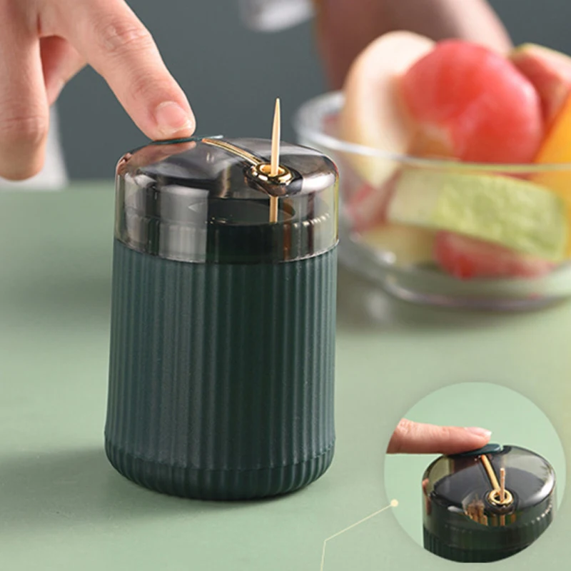 Plastic Toothpick Holder Container Automatically Toothpick Holder