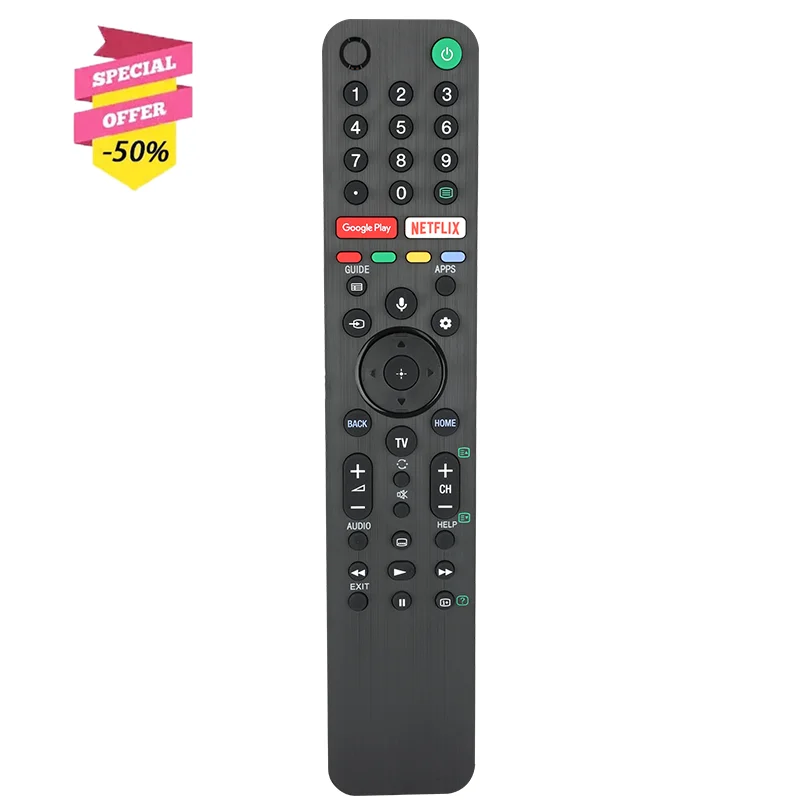 Rmf-Tx500P Telecomando Vocale Per Sony Tv Kd-55A8H Kd-65A8H Kd-43X8000H Kd-49X8000H Kd-55X8000H Kd-55X9000H Kd-55X9500H