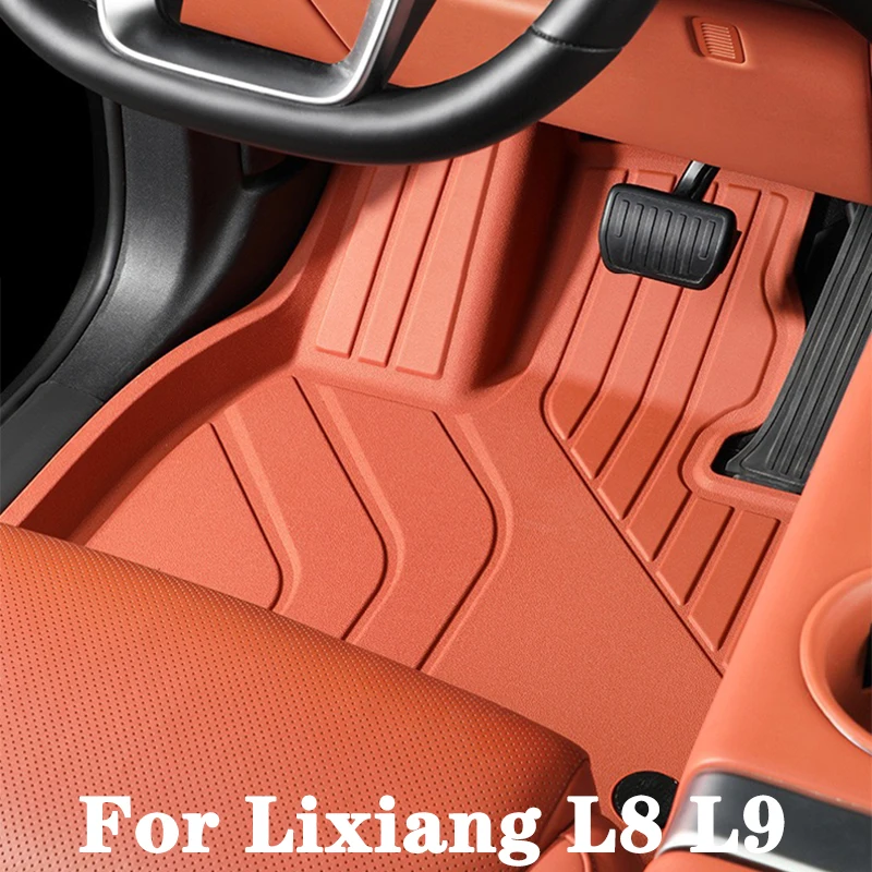 

for Lixiang L8 L9 2022 2023 Car Floor Mats Waterproof Non-slip Car Carpet Foot Pad TPE Floor Liners