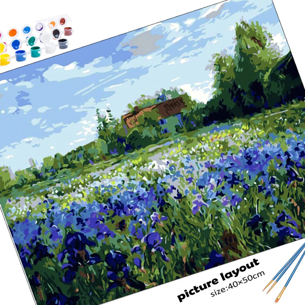 Photo Painting By Numbers Coloring Landscape Paint Canvas Picture Oil Painting By Number Hand Painted For Adults Home Decor painting by numbers kits,oil picture by numbers,painting by numbers