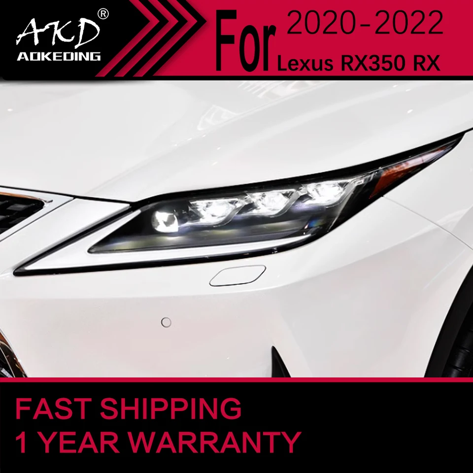 Car Lights for Lexus RX300 LED Headlight 2020-2022 RX200T RX350