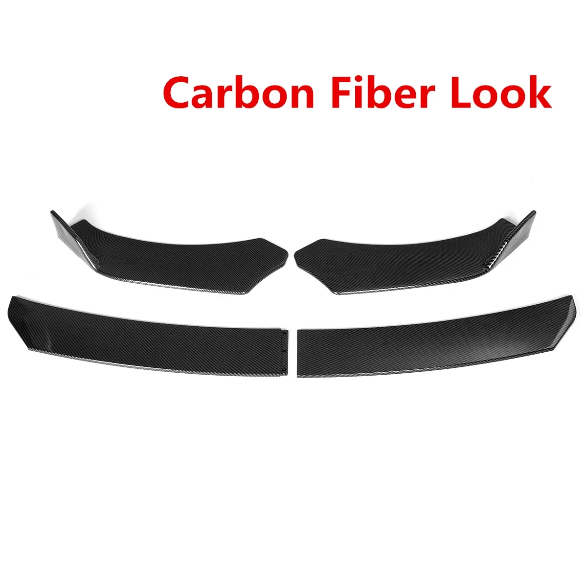 4PCS Car Front Bumper Lip Diffuser Chin Body Kits Spoiler Splitter For AUDI  A3 A4 A5 A6 A7 A7 A8 Q3 Q5 Q7 RS5 RS6 RS7 S3 S4 TT - AliExpress