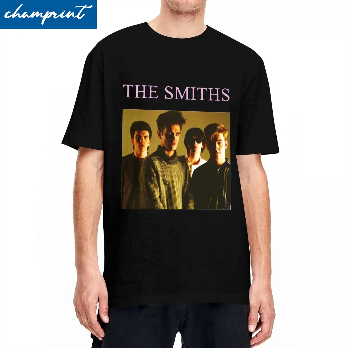 The Kids To Be Big Magliette Uomo 100% Cotone Top Stampa The Smiths Girocollo Manica Corta