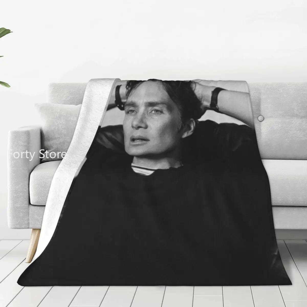 

Cillian Murphy Super Soft Blankets Actor Travelling Throw Blanket Spring Cute Custom DIY Flannel Bedspread Sofa Bed Cover