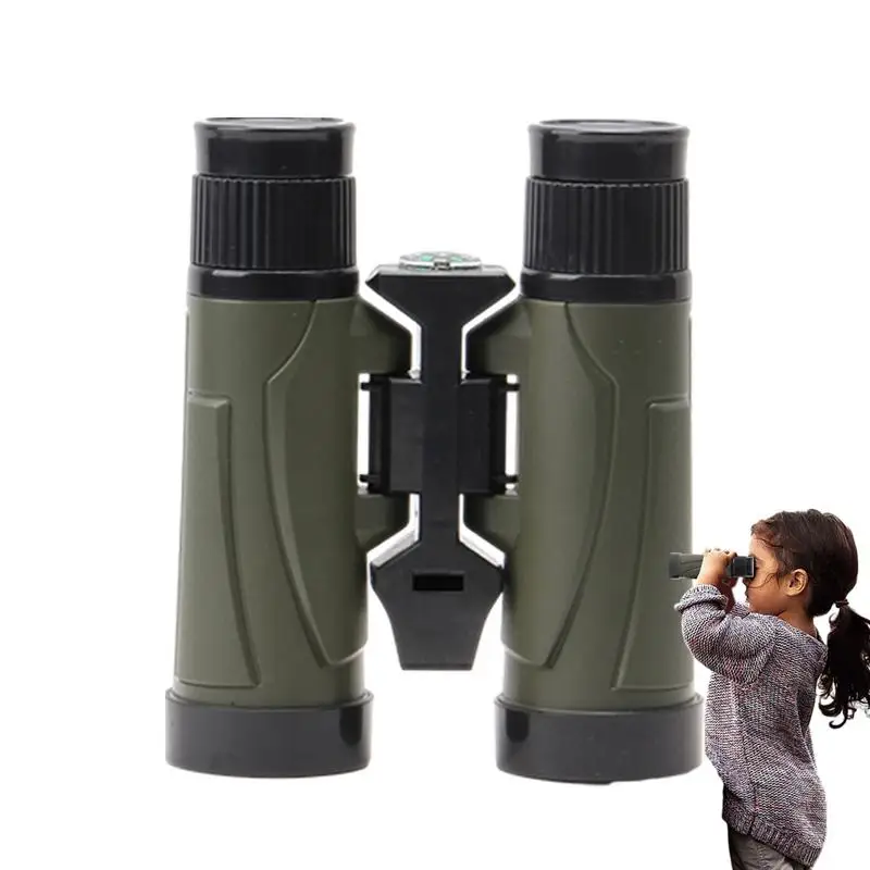 

Play Binoculars Educational Binoculars Toy For Kids With Whistle And Compass Lightweight Science Toys Easy Focus Preschool Toys