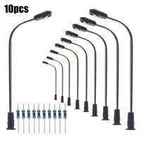 Warm White Model Street Lights Layout Lamppost Railroad Train Garden Playground Scenery LED Lamp Lighting 1