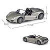 1/36 Porsche 918 Spyder Convertible Toy Car Model For Children RMZ CiTY Welly Diecast Miniature Pull Back Collection Gift Boys 6