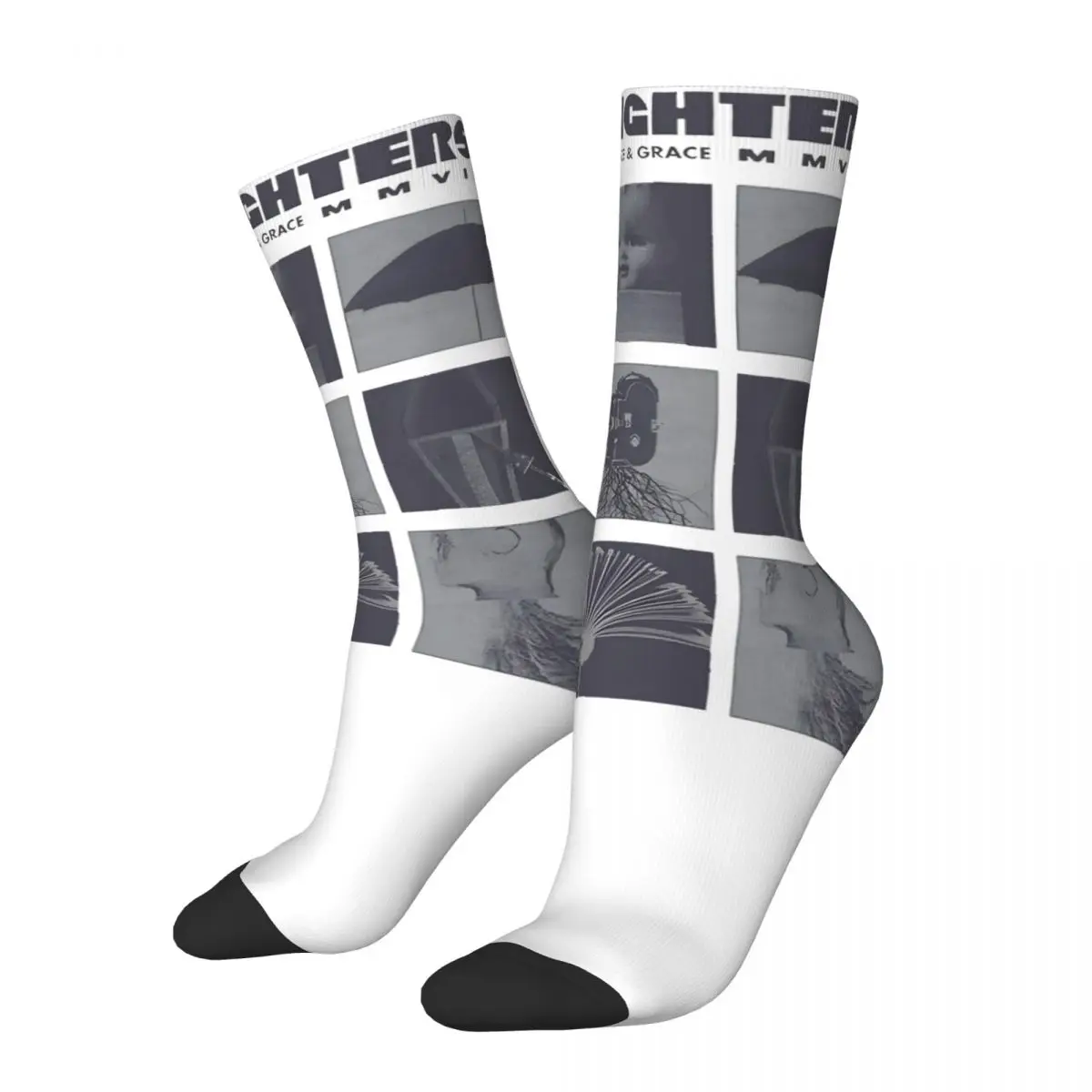 

Colorful Unisex Vintage Foofighters Rock Band Socks Hip Hop Accessories Cozy Socks Cute Wonderful Gifts