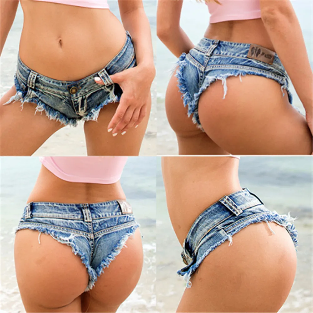  - Women Sexy Denim Jeans Shorts Girl High waist Low Waist Beach Hot Shorts YF049-#887