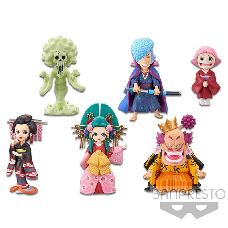 Bandai Genuine One Piece Figure WFC Brook Kozuki Hiyori Robin Toko