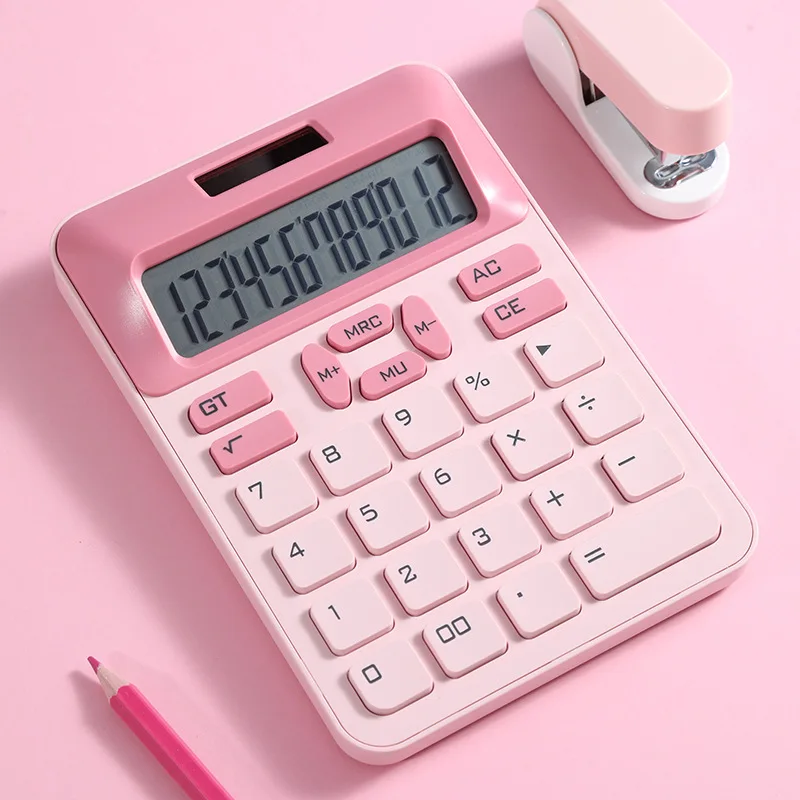 12-Digit Large LCD Display Calculator