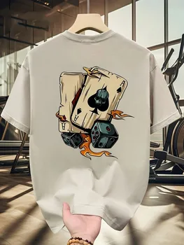 قميص كاجوال مطبوع عليه نرد بوكر جديد للبيع 2