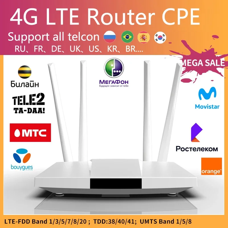 Nouveau point d’accès Internet portable 4G LTE 2023, routeur wifi sans fil,  prend en charge 8 à 10 utilisateurs, routeur sans fil 4G