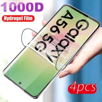 4 pezzi pellicola idrogel per Samsung Galaxy A56 pellicola morbida per Samsunga56 Samsang A36 A26 A 56 36 26 5G protezione schermo a copertura totale