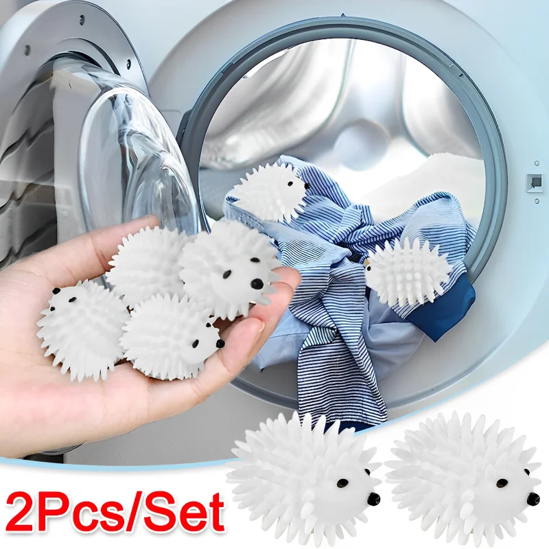 

Hedgehog Laundry Ball Reusable PVC Dryer Balls Hair Grabs For Home Washing Machine Cleaning Tools Drying Fabric Clothes Softener