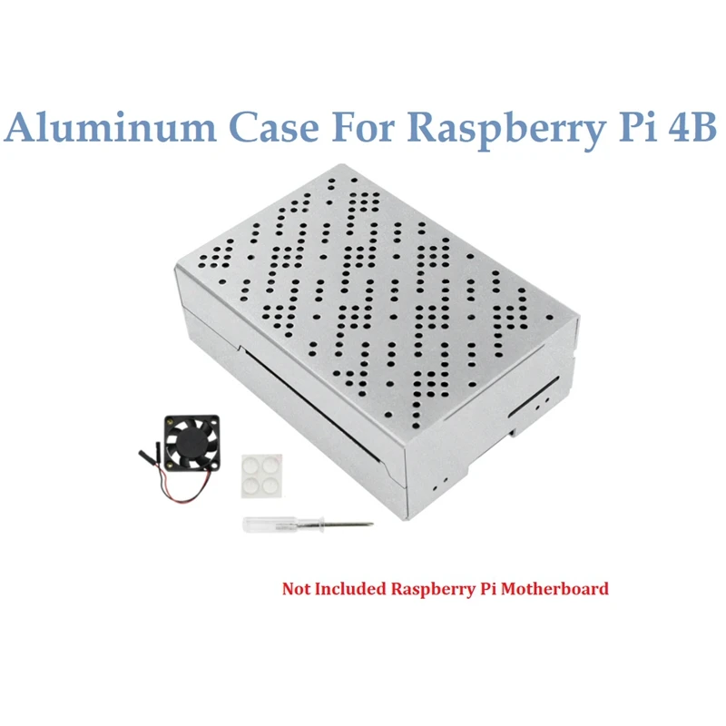 

Оболочка для охлаждающего вентилятора из алюминиевого сплава для Raspberry Pi 4B