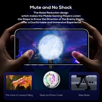 Refroidisseur de téléphone à semi-conducteur magnétique, radiateur de contrôle de température à 3 niveaux avec lumières RGB, accessoires universels pour Smartphones 4