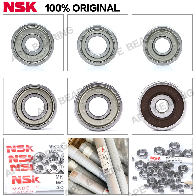 10pcs 오리지널 일본 NSK 베어링 683 3X7X3mm 683ZZ F683ZZ F683 638/3 -2Z -2RS 마이크로 정밀 베어링