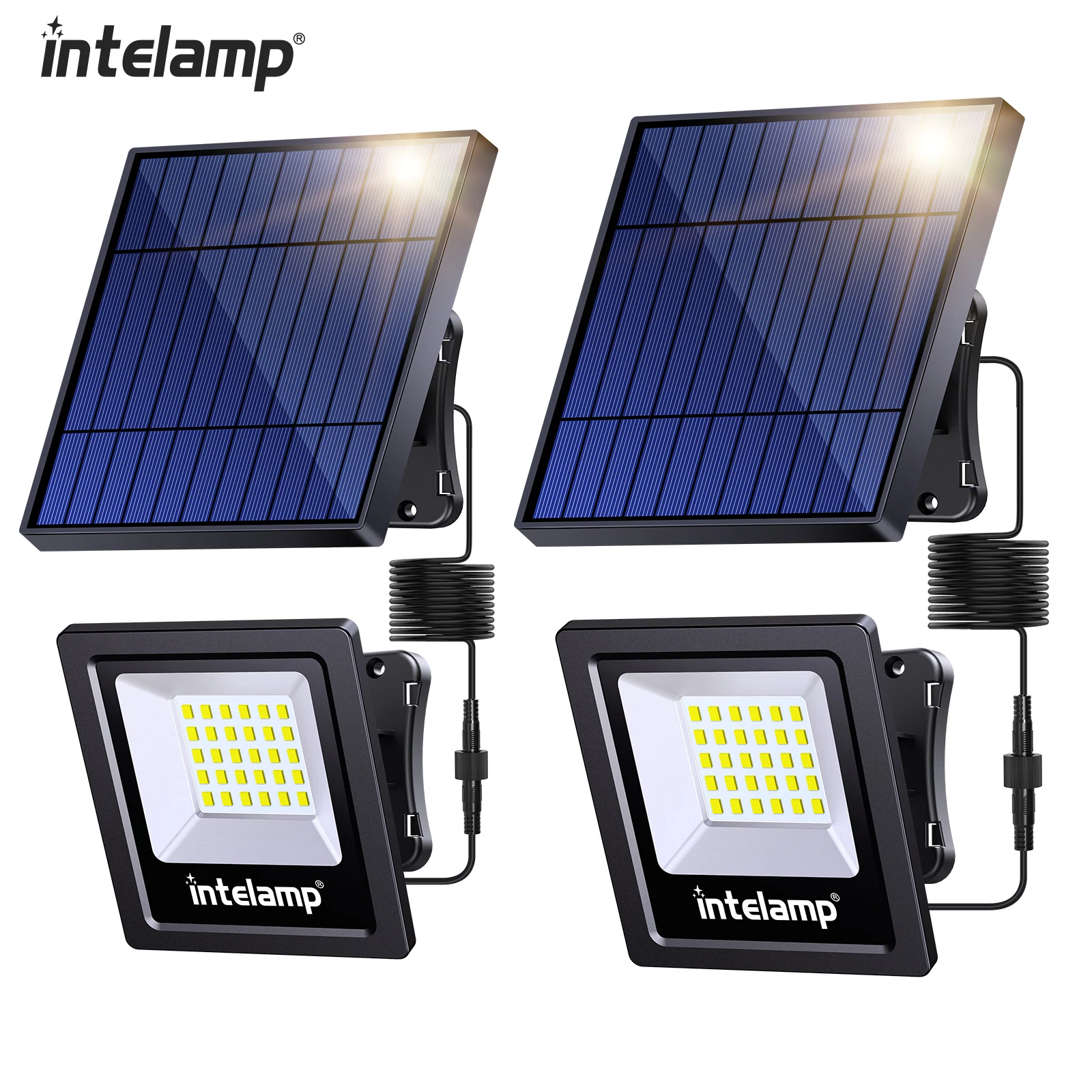 2 PCS Solar Lamp Outdoor Super Bright Wall Light IP65 Waterproof Street Light Solar Security Lights for Garden Yard Patio Porch solar street light outdoor 504led large size motion sensor waterproof 3 modes super bright wall lamp for security garden patio