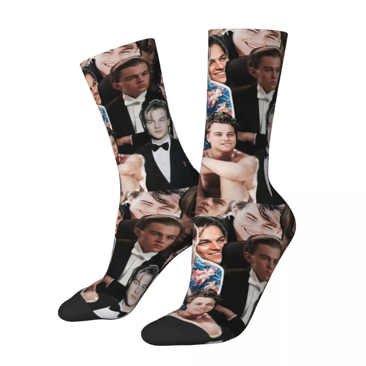 Leonardo Dicaprio Collage Adult Socks 3D Print Unisex Socks Men Socks Women Socks greatest rock albums collage adult socks unisex socks men socks women socks