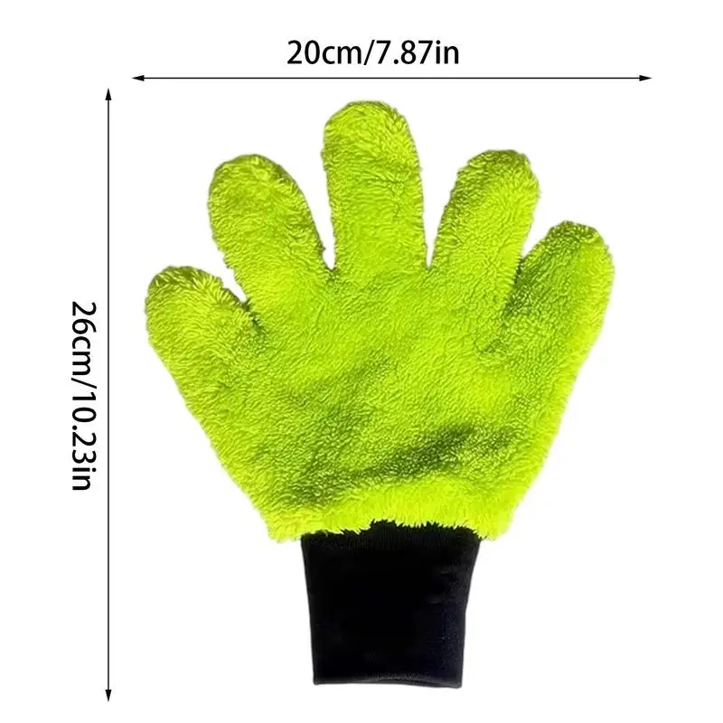 Mitts For Car Washing Wash Mitts Highly Absorbent For Car Detailing Cleaning Ergonomic Soft Automotive Polish Accessories