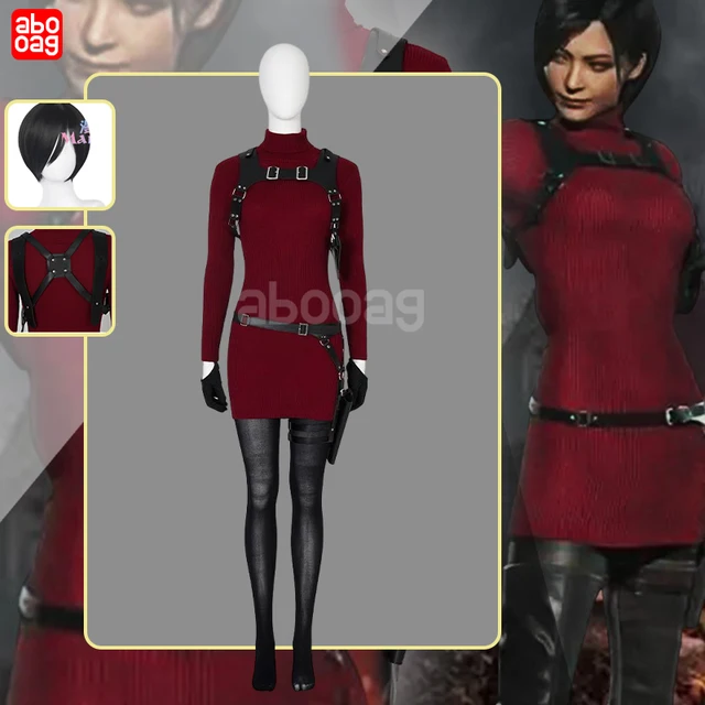 Gvavaya Game Cosplay Resident Evil 4 Ada Wong Cosplay Costume Ada Wong