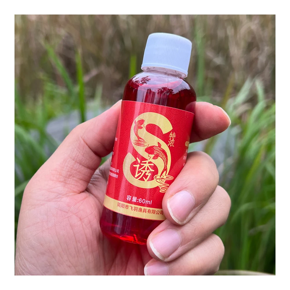 60ml/bottle amino acid bait additive for crucian carp carp grass bream tilapia fishing attractant