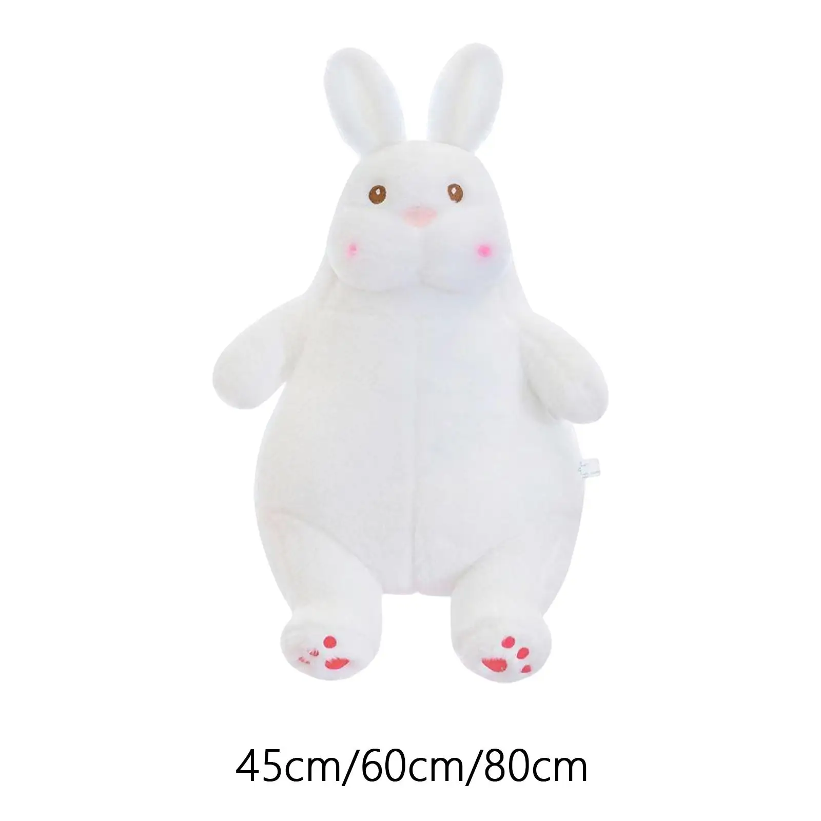 

Plush Rabbit Toy Ornaments White Stuffed Animal for Birthday Gifts Sofa Girls Women