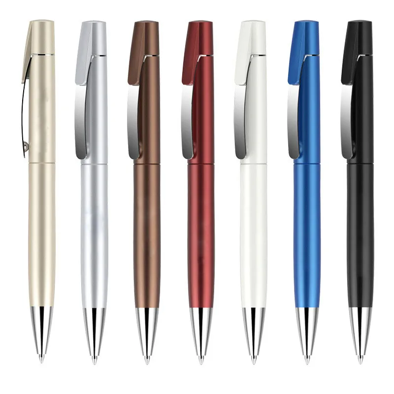 

1pcs Fashion Business Office Gift Ballpoint Pens Simple Plastic 1mm Black Ink Ballpoint Pen Daily School Writing Supplies