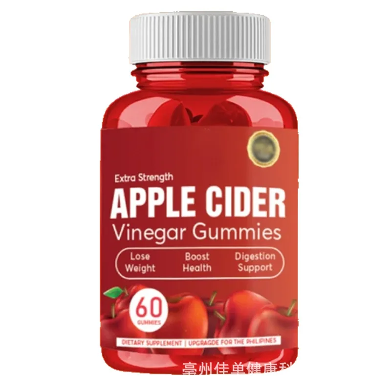 Apple Vinegar Gummy Kettle Apple Vinegar Soft Candy Pectin Vegetarian Diet Supplement Healthy Weight Loss Burning Weight Loss