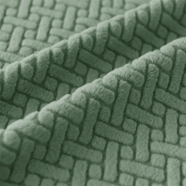 2 pz/set Jacquard Bracciolo Coprisedie Colore Solido Campione a prova di Polvere Divano Braccioli Copertura Universale per Soggiorno Complementi Arredo Casa 3