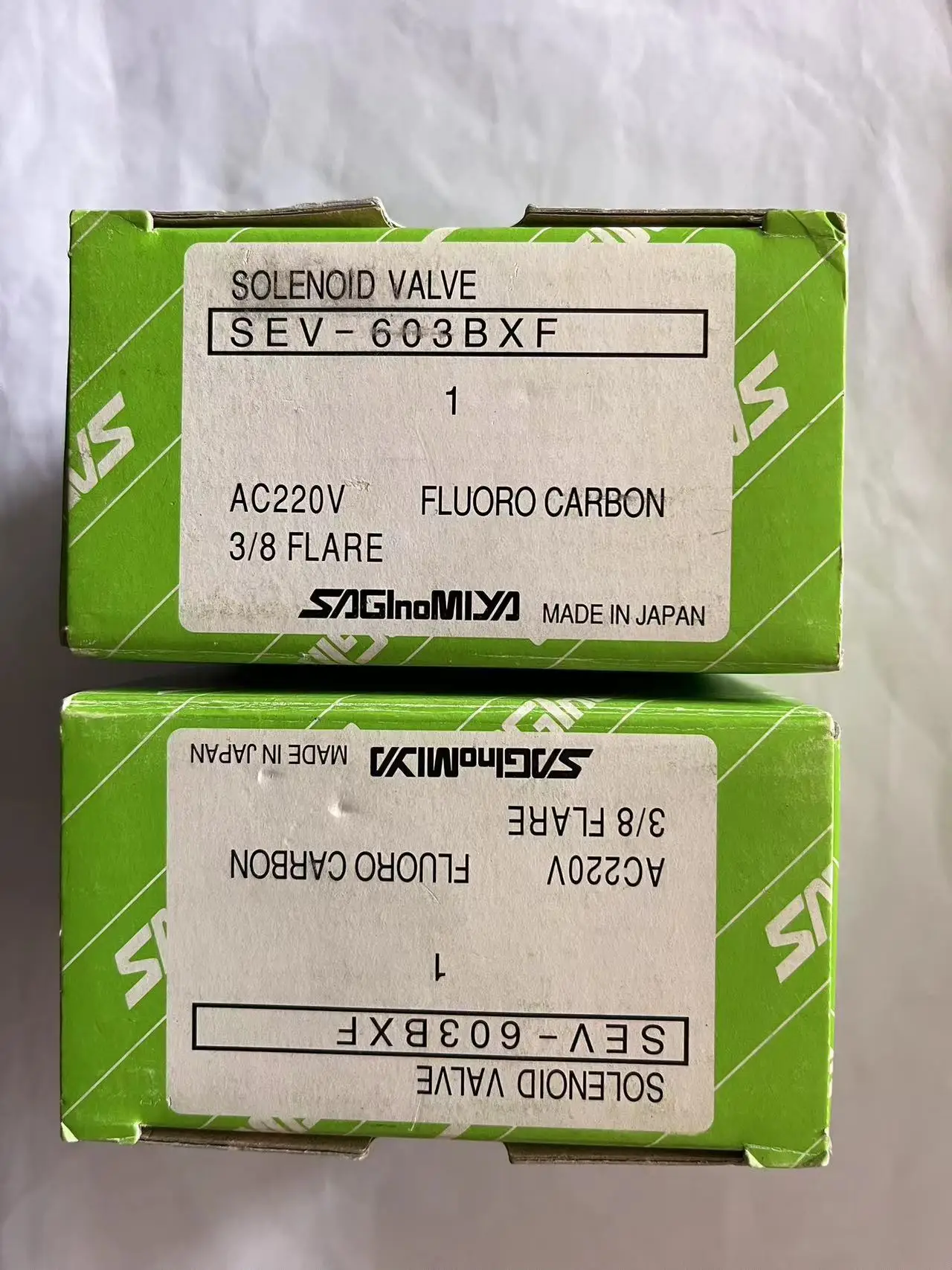 saginomiyyaソレノイドバルブ、付属品、sev-603bxf、ac220v、新しい