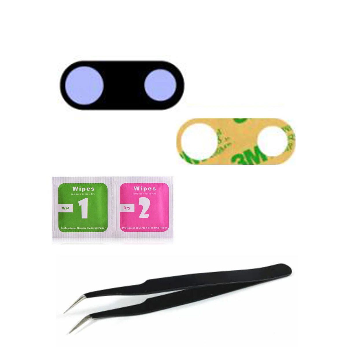Premium Sapphire Back Camera Glass Repair Kit