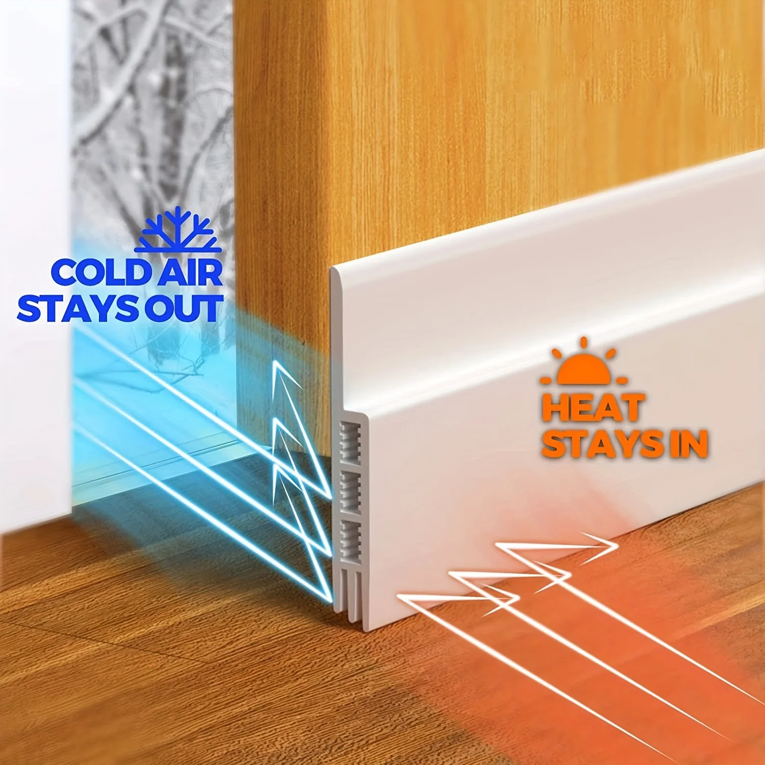 Door Bottom Sealing Strip 1Pc 1 Meter Door Bottom Sealing Strip Self-Adhesive Aoors And Windows,Sound Insulation, Windproof, Porous Sealing Strip