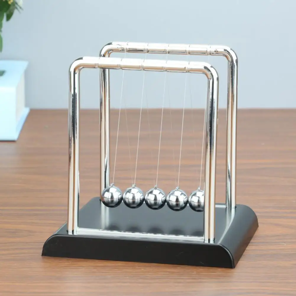 Physical Science Toy Newton Balance Pendulum Ball Collision Energy Conservation Law Ball Office Desktop Decoration Holiday Gift