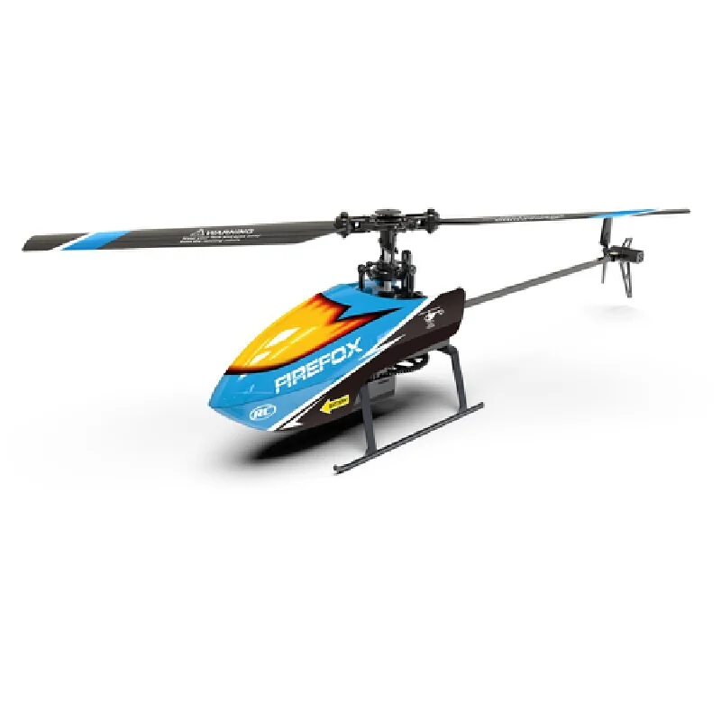 The new C129 four-way single propeller non-aileron fixed-height version helicopter remote-controlled aircraft aviation model 6