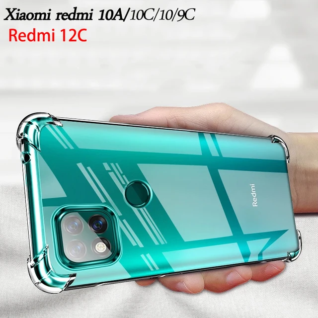 Funda For Xiaomi Redmi 12C Case Xiaomi Redmi 9C 10C 12C 13C 10A 11A Cover  Shockproof TPU Liquid Silicone Protective Phone Cover - AliExpress