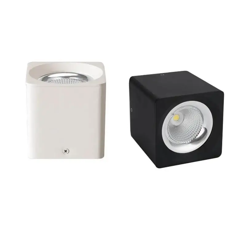 

Surface Mounted COB Downlight AC85-265V Spot Light 10W/15W/20W 30W LED Ceiling Lamp Square Round Lighting fixture