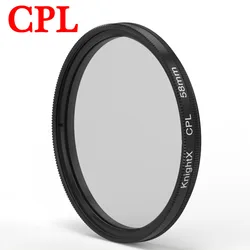 KnightX UV Star Circular Polarizer Camera Lens Filter - 52mm (CPL)