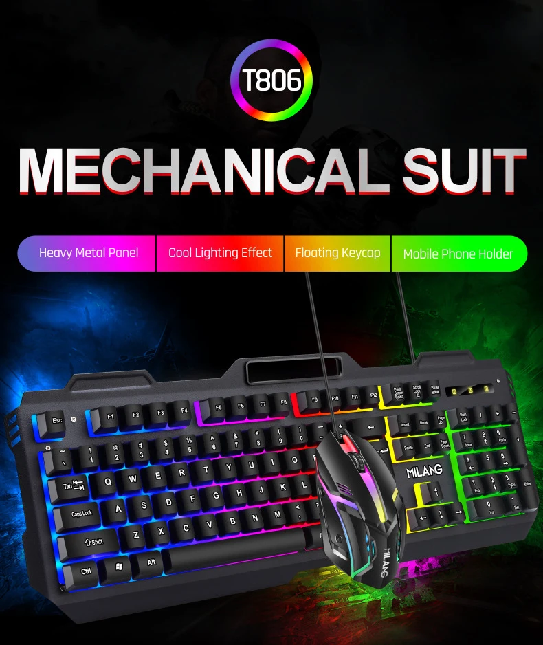 Set, USB, RGB, Colorido, Luminoso, Ratos para