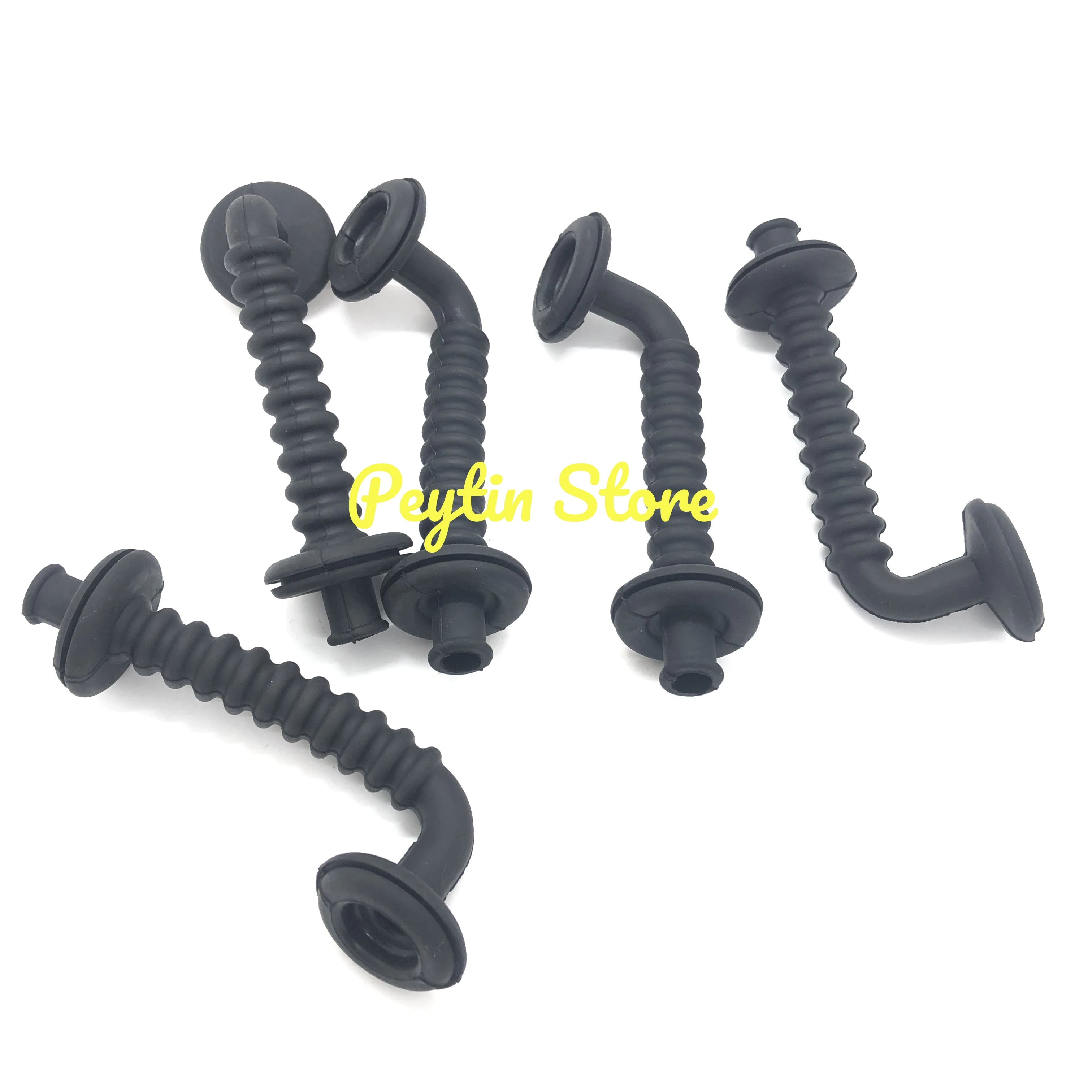 5Pcs 30x30mm For Automobile Wire Harness Elbow Rear Door Wire Duct Silicone Special Rubber Wire Duct Sheath