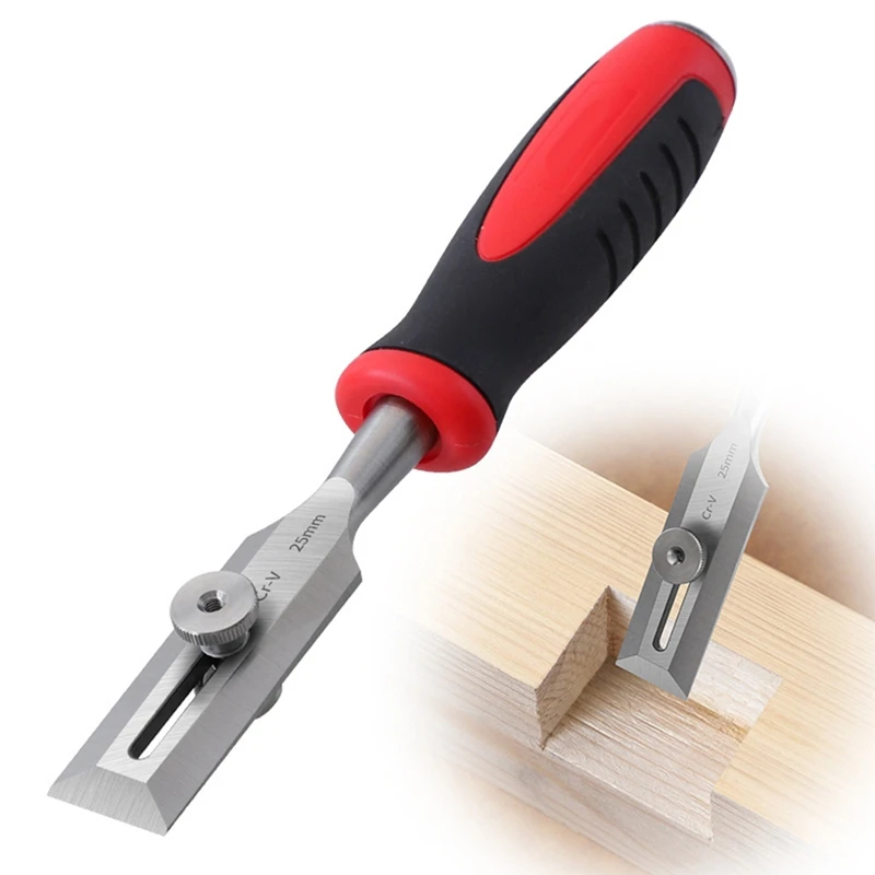 LUDA Limitable Chisel Adjustable 25Mm Wood Limitable Chisel Woodworking Carving For Carpenter