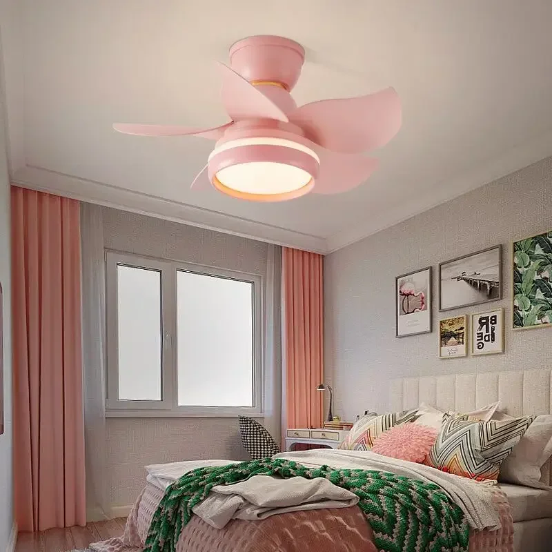 

Modern LED 30W Low Floor DC Motor 22 Inch Ceiling Fans with Remote Control Simple Ceiling Fan with Light Home Fan 110V 220V