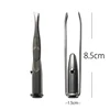 Stainless Steel Flat/Slant Tip Multifunction Tweezer Eyebrow Tweezer Face Hair Removal Make Up Tool False Eyelashes Tweezer Tool 5