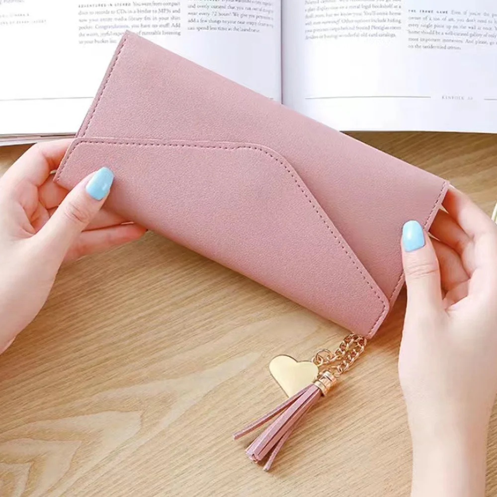 

2023 Women Bag Long Wallets New PU Leather Clutch Storage Card Bags Fashion Coin Purse Cards Holder Clutches Folding Money Clips