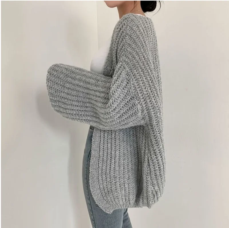 2026 Vintage Harajuku Lantern Sleeve Women Cardigan Sweater Casual Korean Fall Streetwear Tops Chic Lazy Wind Y2k Sweater 20 S4a7e67d87ec64805a11379705715eeffG