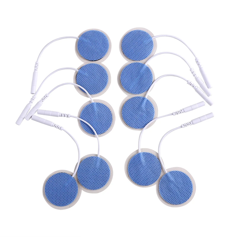Electrode Pads 50/100pcs 32mm blue for Electric Tens Digital Therapy Machine Replacement Body Massager